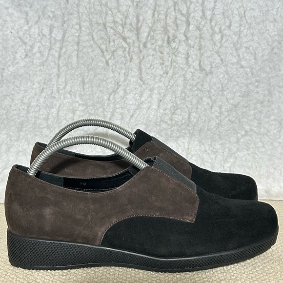 Vaneli Womens Grey/Black  Suede Wedge Comfort Casual Walking Shoes SZ US 9M - Picture 1 of 12